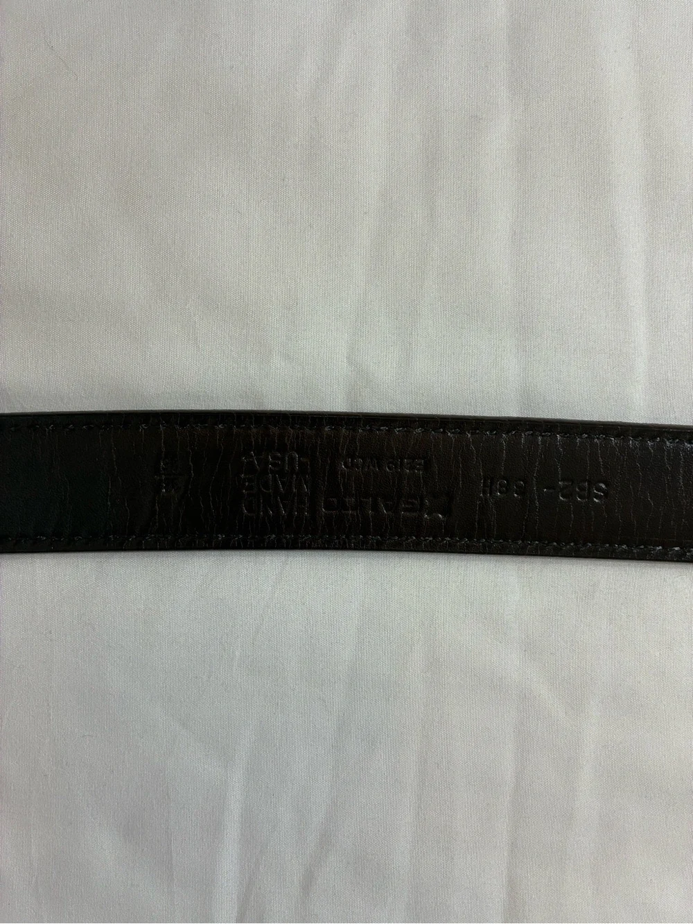 Galco Mens Sz 38 1.5 inch dk brown leather made in the USA holster belt